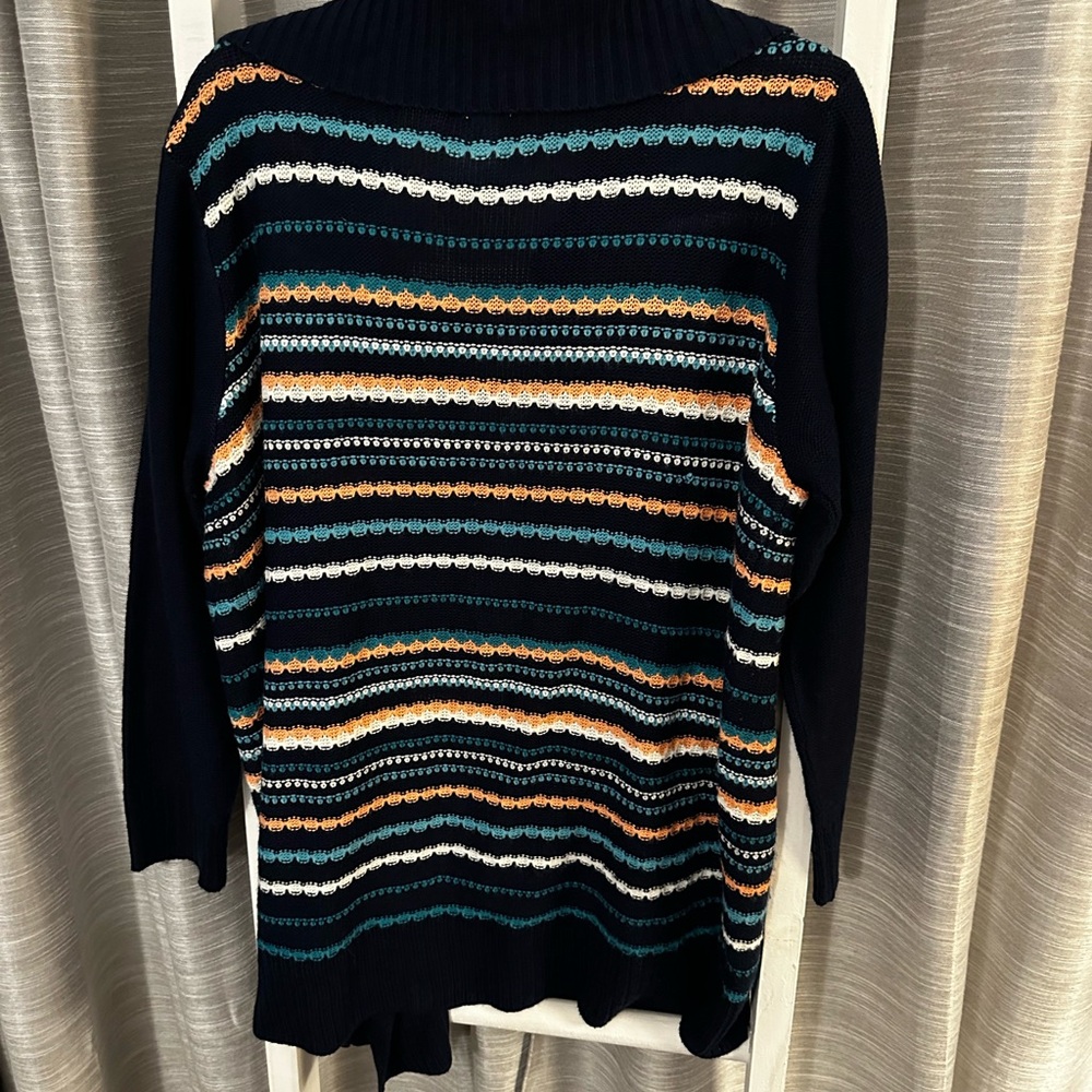 Ruby Rd. Multicolor Striped Cardigan - Picture 2 of 6